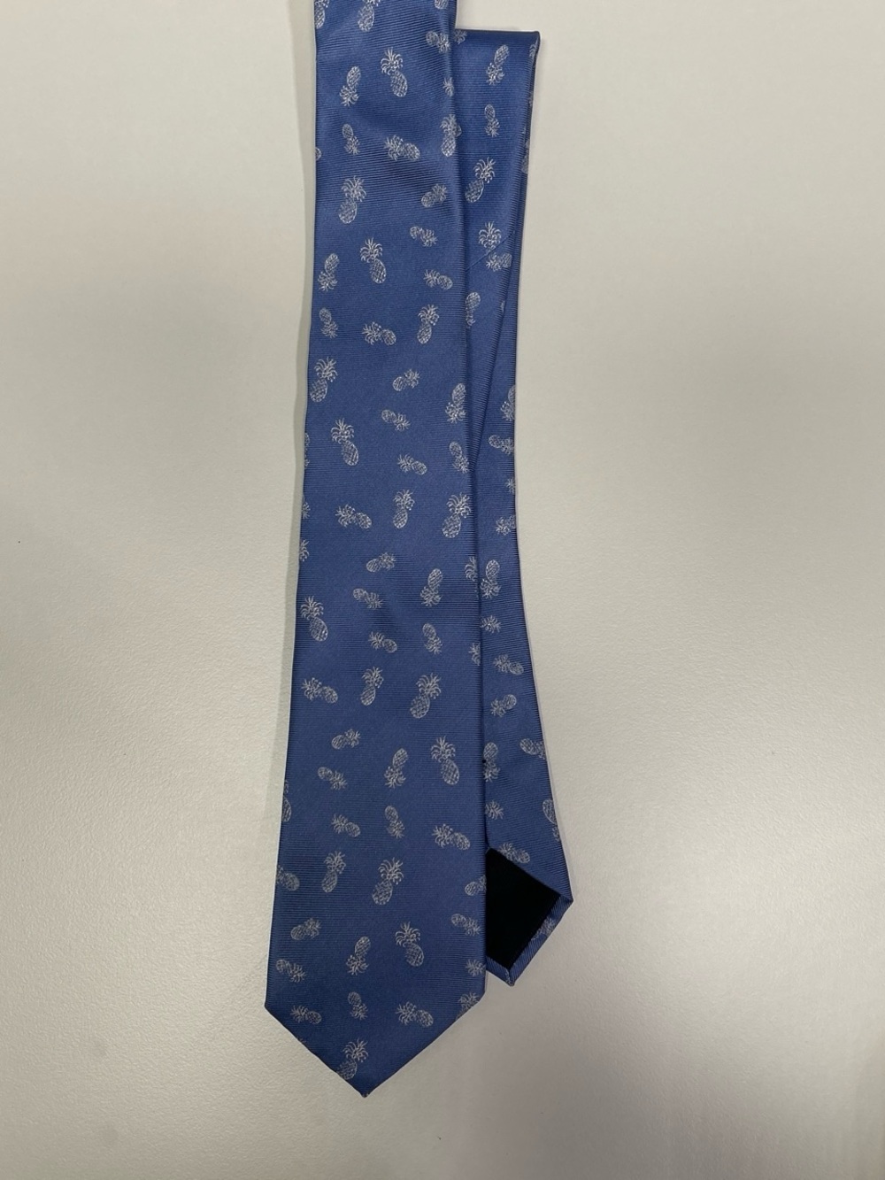 Banana Republic Blue Pineapple-Print Men's Tie